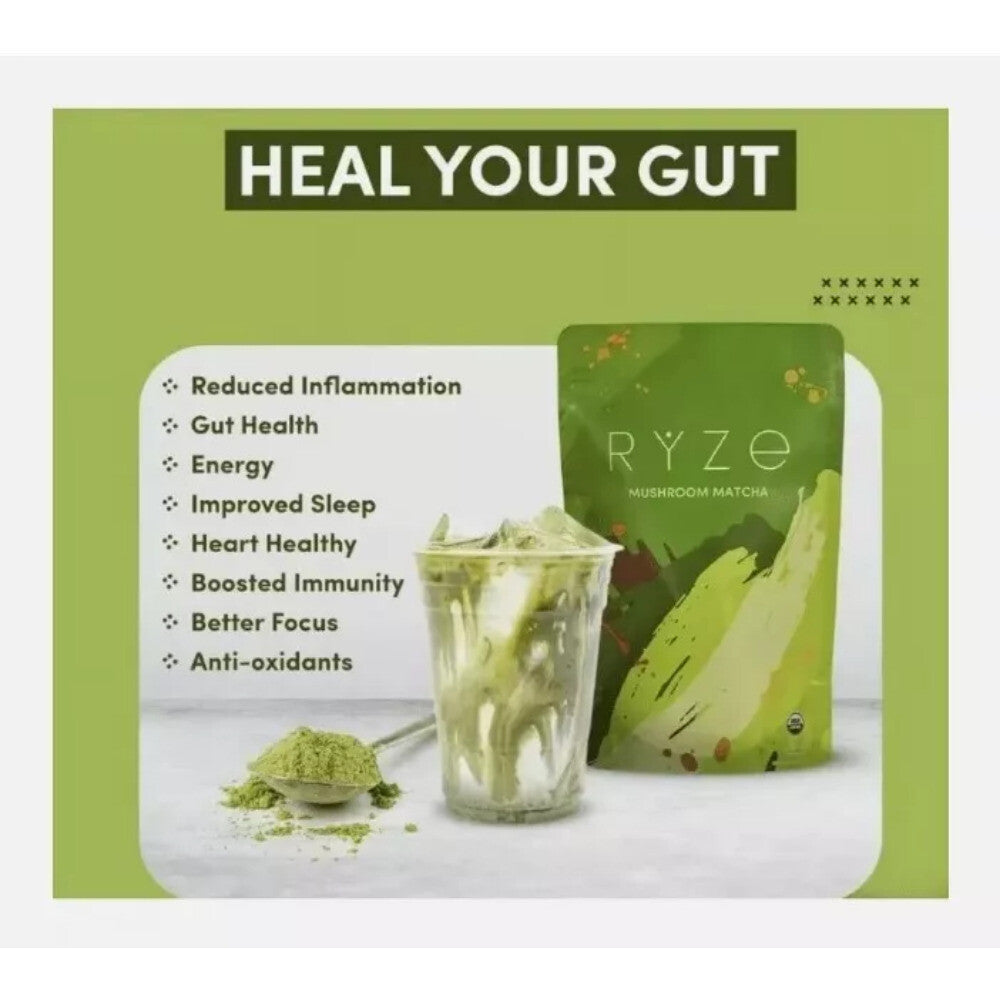 RYZE Green Matcha 30 servings